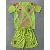 Camiseta Argentina Portero Segunda Equipación Replica Copa America 2024 para niños mangas cortas (+ Pantalones cortos)